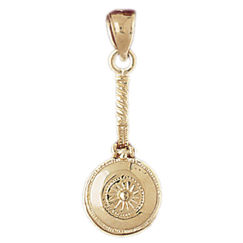 14K GOLD COOKING CHARM #6967