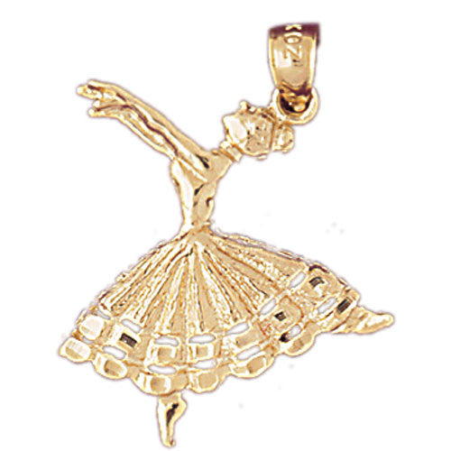 14K GOLD DANCE CHARM #6142