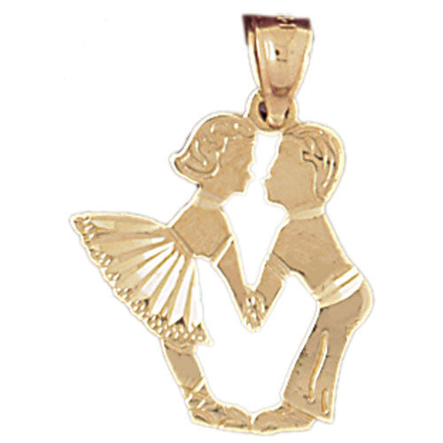 14K GOLD DANCE CHARM #6151