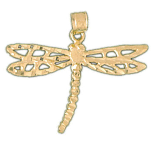 14K GOLD DRAGONFLY CHARM #3168