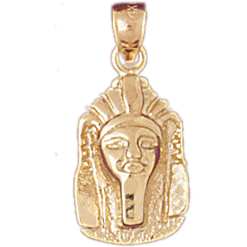 14K GOLD EGYPTIAN CHARM - KING TUT #4800