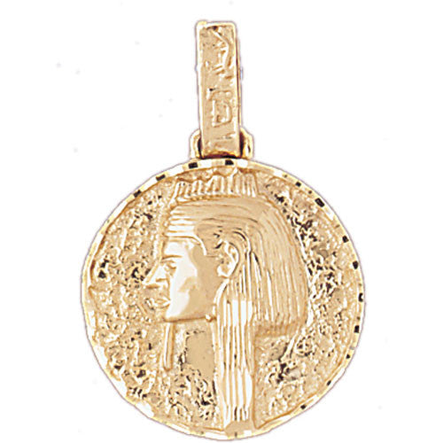 14K GOLD EGYPTIAN CHARM - KING TUT #4804