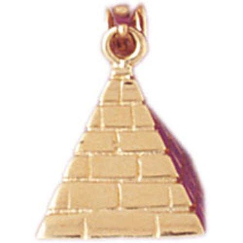 14K GOLD EGYPTIAN CHARM - PYRAMID #4780