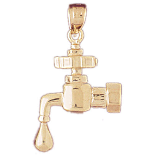 14K GOLD GARDENING CHARM #6672