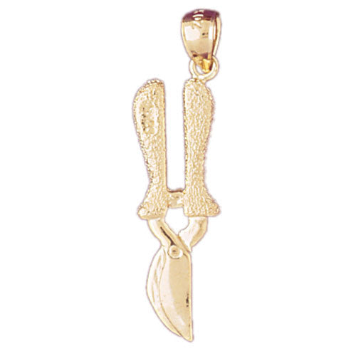 14K GOLD GARDENING CHARM #6675
