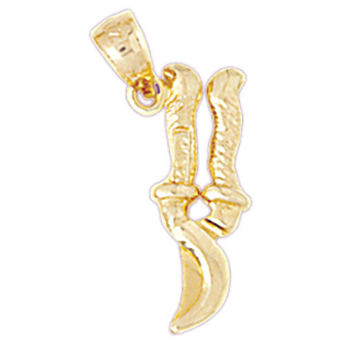 14K GOLD GARDENING CHARM #6676