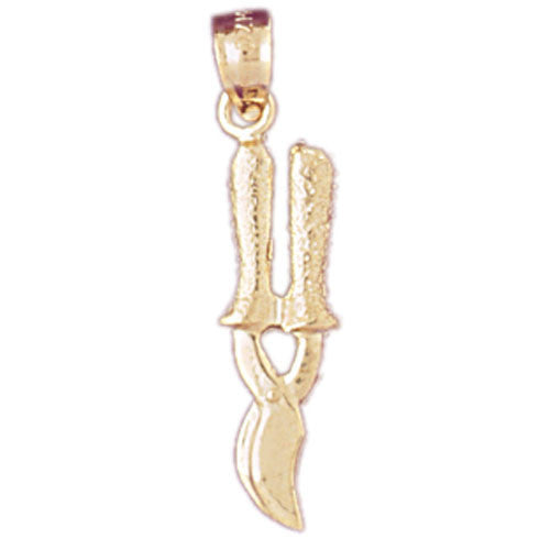 14K GOLD GARDENING CHARM #6677