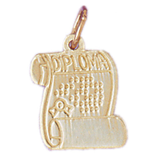 14K GOLD GRADUATION CHARM #6449