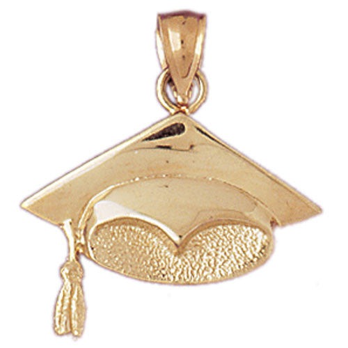 14K GOLD GRADUATION CHARM #6454