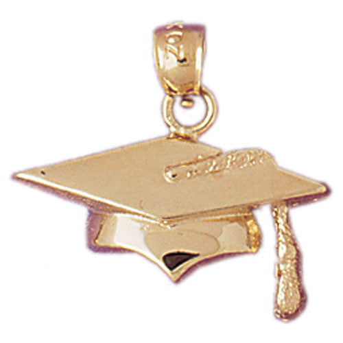 14K GOLD GRADUATION CHARM #6455