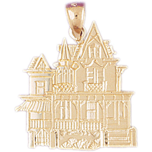 14K GOLD HOUSE CHARM #6981