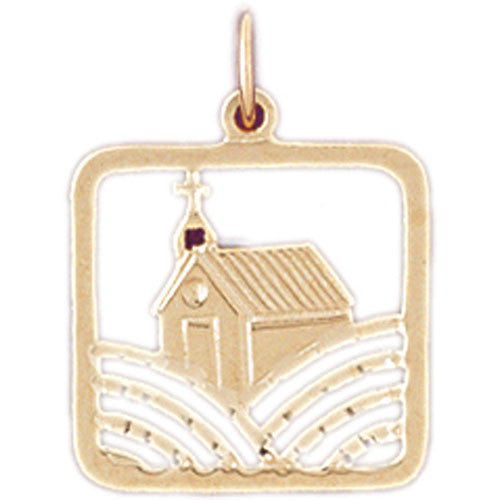 14K GOLD HOUSE CHARM #6983