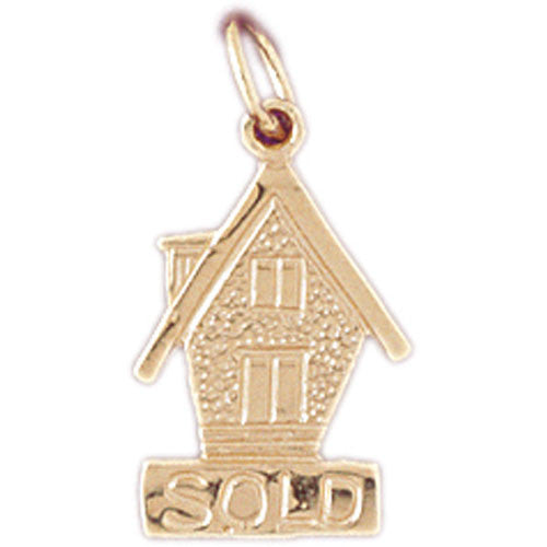 14K GOLD HOUSE CHARM #6985