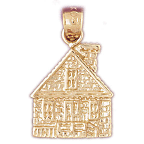 14K GOLD HOUSE CHARM #6988