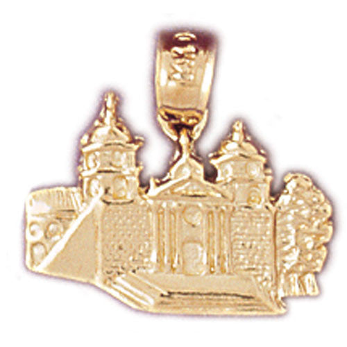 14K GOLD HOUSE CHARM #6993