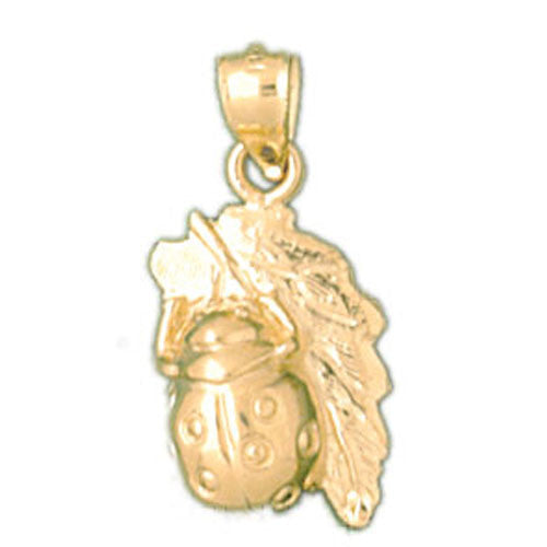 14K GOLD LADY BUG CHARM #3179