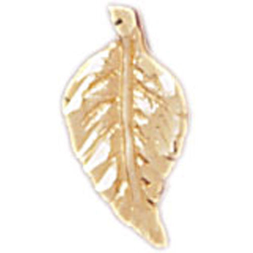 14K GOLD LEAF CHARM #6784