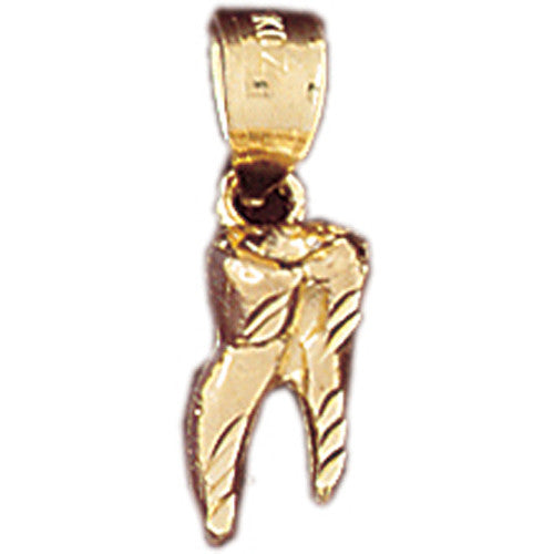 14K GOLD MEDICAL CHARM - TOOTH #4752
