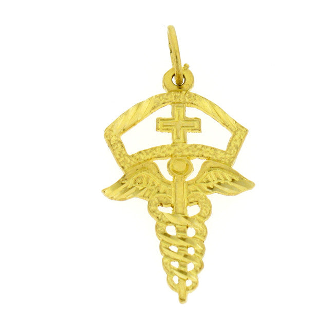 14K GOLD MEDICAL CHARM #4687