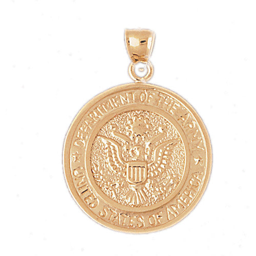 14K GOLD MILITARY CHARM #4633