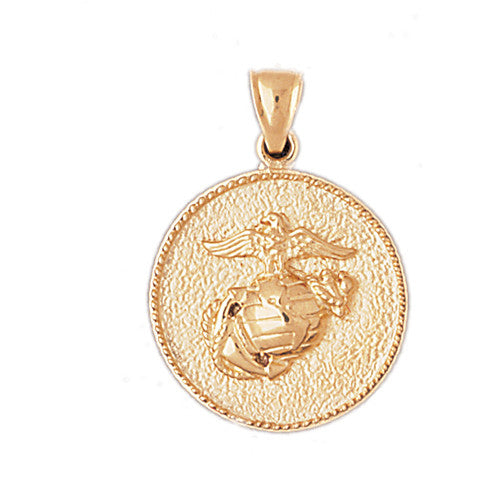 14K GOLD MILITARY CHARM #4636
