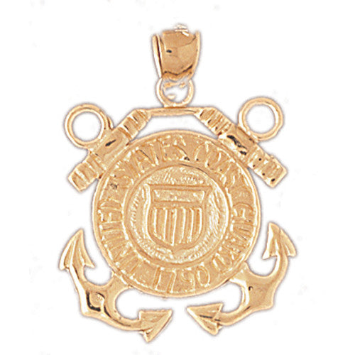 14K GOLD MILITARY CHARM #4639
