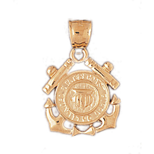 14K GOLD MILITARY CHARM #4640