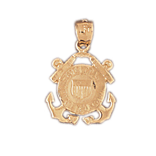 14K GOLD MILITARY CHARM #4641