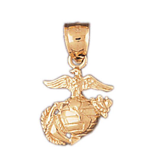 14K GOLD MILITARY CHARM #4643
