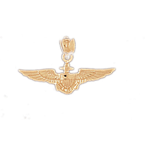 14K GOLD MILITARY CHARM #4655