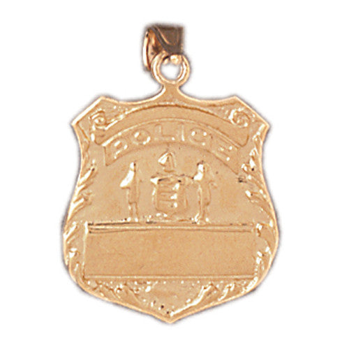 14K GOLD MILITARY CHARM #4659