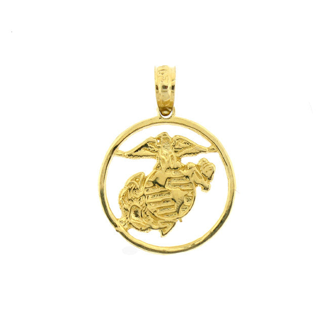 14K GOLD MILITARY CHARM #6283