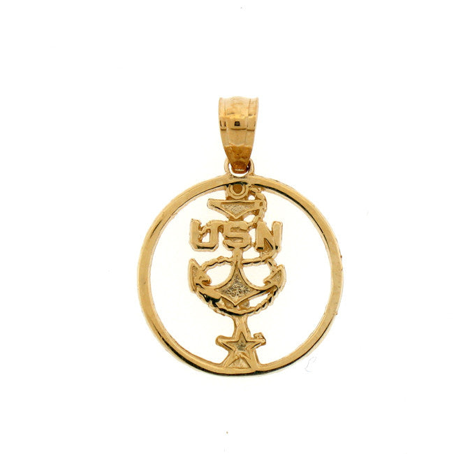 14K GOLD MILITARY CHARM #6284