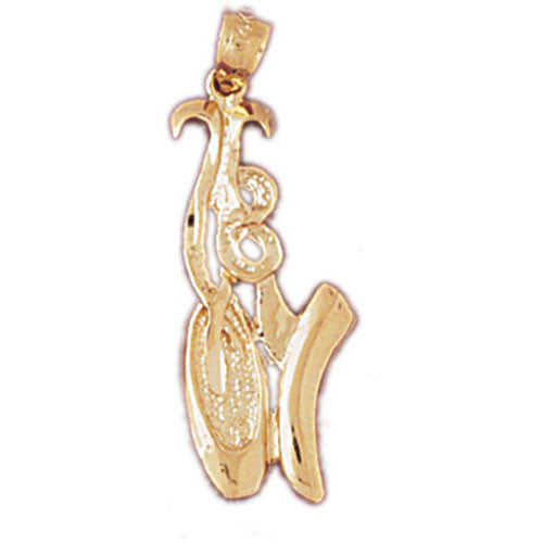 14K GOLD MISCELLANEOUS CHARM - BALLERINA SHOE #6110