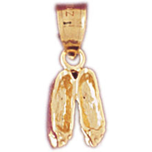 14K GOLD MISCELLANEOUS CHARM - BALLERINA SHOE #6115