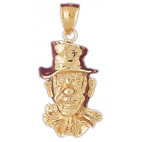 14K GOLD MISCELLANEOUS CHARM - CLOWN #6023