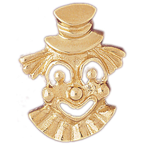 14K GOLD MISCELLANEOUS CHARM - CLOWN #6024