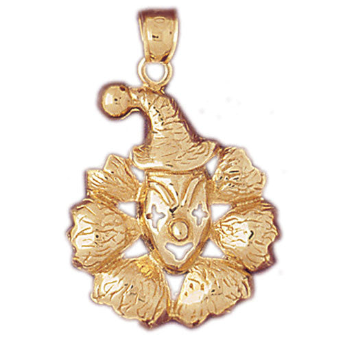 14K GOLD MISCELLANEOUS CHARM - CLOWN #6026
