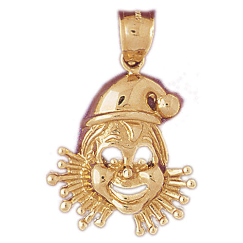 14K GOLD MISCELLANEOUS CHARM - CLOWN #6031