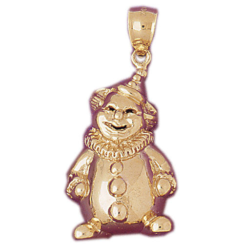 14K GOLD MISCELLANEOUS CHARM - CLOWN #6034