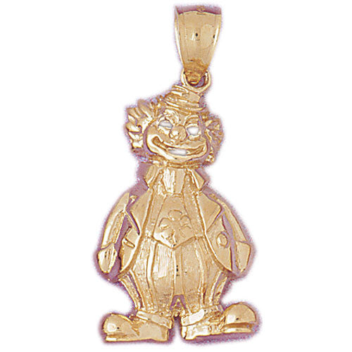 14K GOLD MISCELLANEOUS CHARM - CLOWN #6035