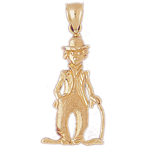 14K GOLD MISCELLANEOUS CHARM - CLOWN #6036