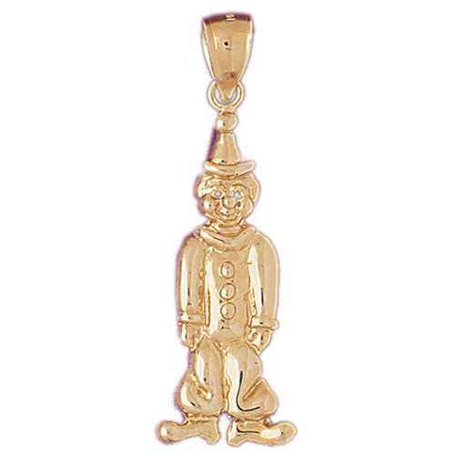 14K GOLD MISCELLANEOUS CHARM - CLOWN #6041