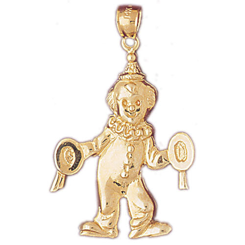 14K GOLD MISCELLANEOUS CHARM - CLOWN #6042
