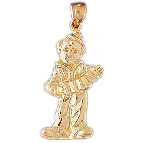 14K GOLD MISCELLANEOUS CHARM - CLOWN #6044