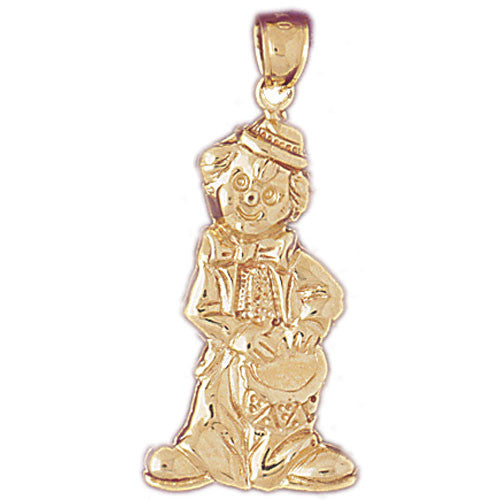 14K GOLD MISCELLANEOUS CHARM - CLOWN #6045
