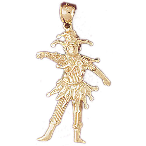 14K GOLD MISCELLANEOUS CHARM - CLOWN #6047