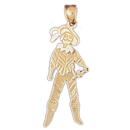 14K GOLD MISCELLANEOUS CHARM - CLOWN #6048