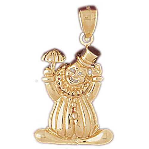 14K GOLD MISCELLANEOUS CHARM - CLOWN #6051