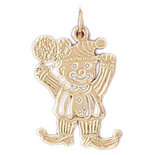 14K GOLD MISCELLANEOUS CHARM - CLOWN #6052